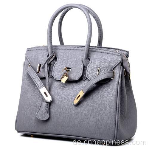 Großer Stauraum Mode Litschi Muster Ladies Handtasche